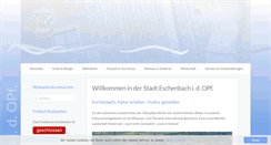 Desktop Screenshot of eschenbach-opf.de