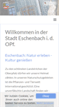 Mobile Screenshot of eschenbach-opf.de