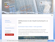 Tablet Screenshot of eschenbach-opf.de